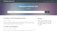 Desktop Screenshot of machine-unix.com